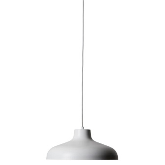 Skandynawska lampa wisząca Pelle biały mat